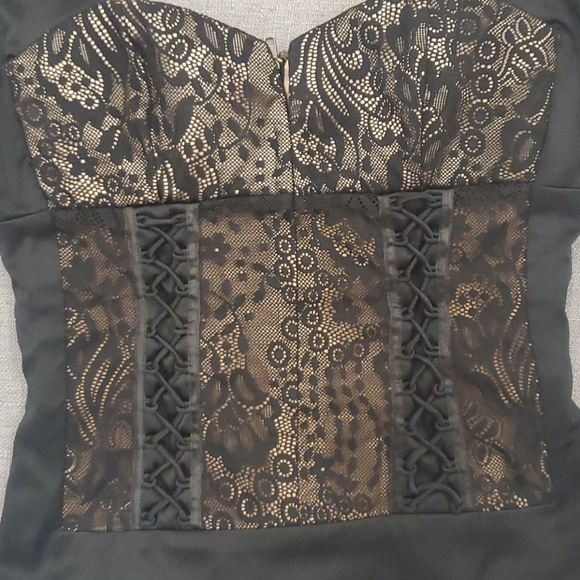 Bebe Silk & Lace Corcet - Picture 2 of 8